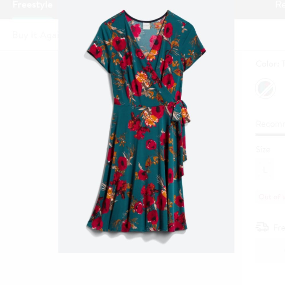 Kaileigh Arnett Faux Wrap Dress